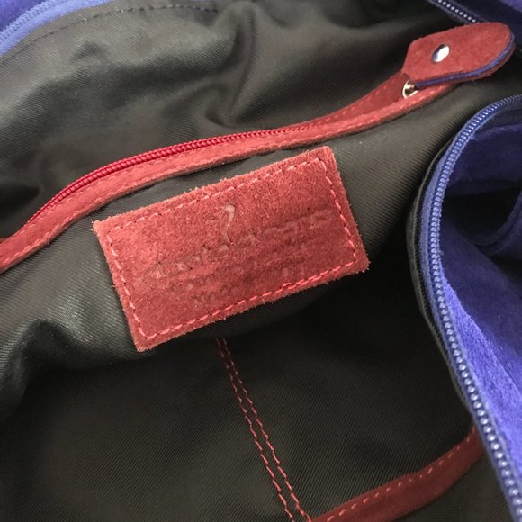 Alberta DiCanio Blue Leather Handbag - Picture 8 of 8